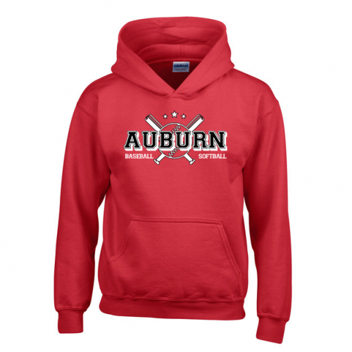 Auburn Baseball and Softball League Hoodie Sweatshirt Youth Front