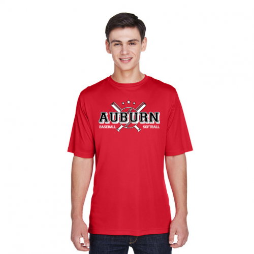 Auburn Baseball and Softball League Wickaway Shirt Unisex Crew Neck Front